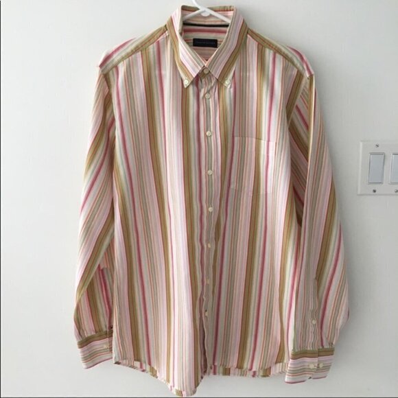 Tommy Hilfiger  Men's button down dress shirt Size Large - Picture 1 of 4